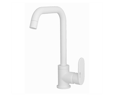 Смеситель WasserKRAFT Mindel 8507 для кухонной мойки, белый