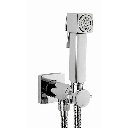 Гигиенический душ со смесителем Bossini Cube Brass E38001B.030 хром