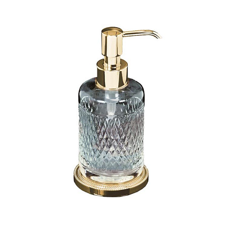 Дозатор для жидкого мыла Boheme Murano Cristal 10228 золото