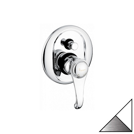 Смеситель Emmevi Tiffany 6019BC для душа, белый/хром