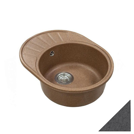 Кухонная мойка Aquaton Чезана 1A711232CS250 57 серый шелк