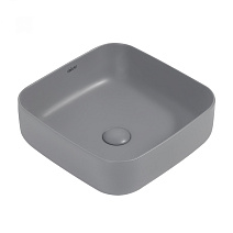 Раковина накладная ABBER Rechteck AC2211MG серый матовый