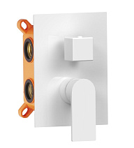 Смеситель AQG Alpha 01ALP352BL для душа, белый матовый