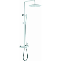 Душевая стойка Boheme Uno 468-WCR для ванны, белый/хром Душевая стойка Boheme Uno 468-WCR для ванны, белый/хром