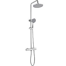Душевая стойка с термостатическим смесителем beWash BV0TMSS6120 хром