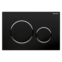Кнопка смыва Geberit Sigma 20 115.882.KM.1 черный/хром глянцевый