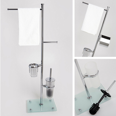 Стойка WasserKRAFT K-1248 напольная, хром