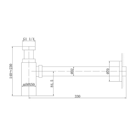 Сифон для раковины ABBER AF0031NG никель