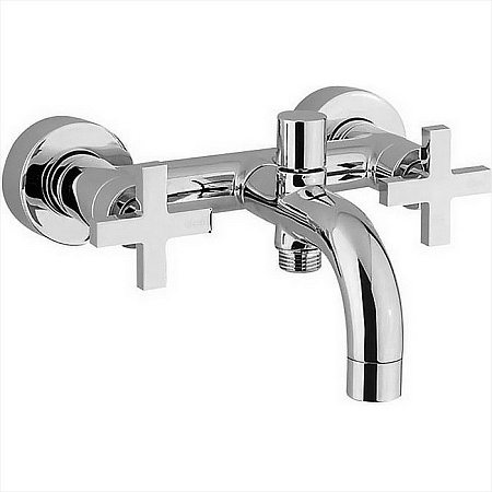 Смеситель Cisal Barcelona Quad BQ00013021 для ванны с душем, хром