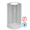 Душевая кабина Niagara Promo P90/26/MT/BK 90x90x195 матовый/белый - фото 2