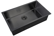 Мойка кухонная Zorg Hummer SH 7444 GRAFIT графит