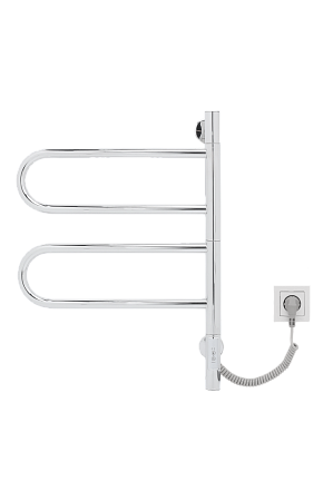 Полотенцесушитель электрический Vincea VTD-1R1CE 44x60 хром