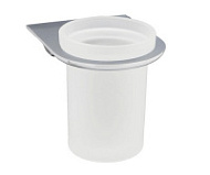 Стакан WasserKRAFT Kammel K-8328 хром/матовое стекло