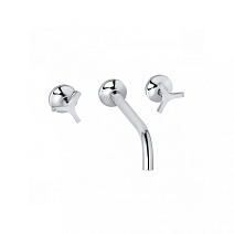 Смеситель Kludi Nova Fonte Deco 201460539 для раковины, на три отверстия, хром