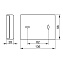 Дозатор гигиенических пакетиков Keuco Plan 04976070000 нержавеющая сталь - фото 2