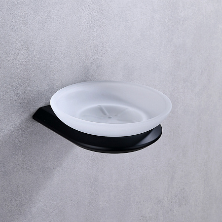 Мыльница ABBER Nord AA1558B черный матовый