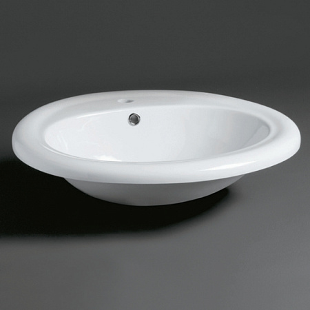 Раковина встраиваемая сверху Simas Top E Lavabi D'Arredo S 51 1 hole 63x56x20,5 с 1 отверстием под с