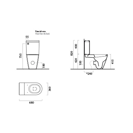 Унитаз-компакт GSI Norm 861711