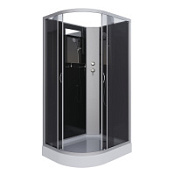 Душевая кабина Niagara Classic NG-3512-14RBK 120x80x200 стекло тонированное/профиль серебро