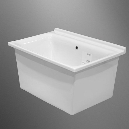 Тумба c хозяйственной раковиной Kerasan Aquadom 9164k3*0 75х50 белый матовый