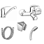 Комплект для ванной комнаты Ravak Set Neo 70508018 - фото 1
