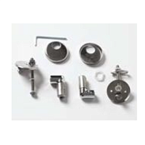 Комплект петель ArtCeram FLA005 для сидений с микролифтом, хром Комплект петель ArtCeram FLA005 для сидений с микролифтом, хром