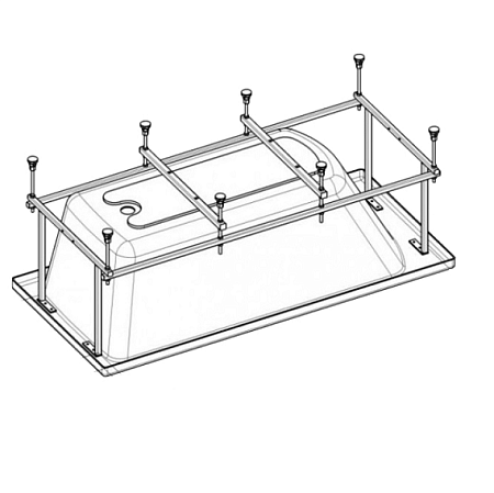 Монтажный комплект Roca Hall ZRU9302770 170х75 см