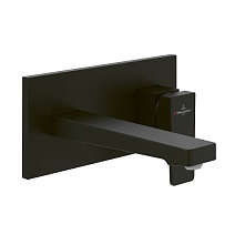 Смеситель Villeroy & Boch Architectura Square TVW125003000K5 для раковины, черный матовый Смеситель Villeroy & Boch Architectura Square TVW125003000K5 для раковины, черный матовый