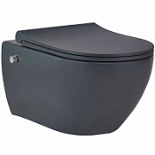 Унитаз подвесной beWash Bogen 88343670 с системой микролифт, черный матовый