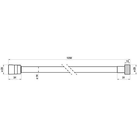 Гигиенический душ со смесителем Bossini Paloma Flat E37015B.030 хром