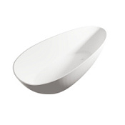 Ванна из литьевого мрамора Relax Design LEAFY LX01 luc 160х70 белый глянцевый