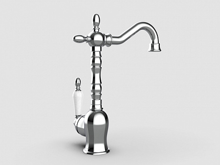 Смеситель GPD Retro MTL180 для раковины, хром