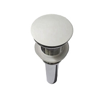 Донный клапан Vincea DBS-616MW без перелива, белый матовый