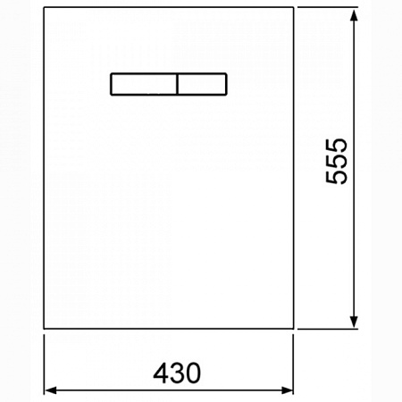 Кнопка смыва Tece TECElux  9650000 белая