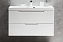 Тумба под раковину BelBagno Vittoria VITTORIA-1000-2C-SO-BL 100 белая глянцевая