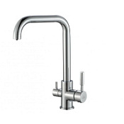 Смеситель Zorg Steel Hammer SH 715 CR для кухонной мойки, хром