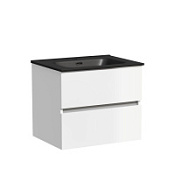 Тумба с раковиной Sancos Urban 60 UR60W белый/черный