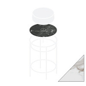 Столешница ArtCeram Vogue TFA011 94 мраморная, calacatta gold