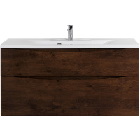 Тумба с раковиной BelBagno Marino MARINO-H60-1100-2C-SO-RW-P 110 rovere moro