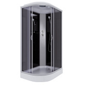 Душевая кабина Niagara Classic NG-3512-14R 120x80x215 стекло тонированное/профиль серебро