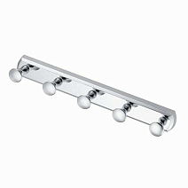 Вешалка WasserKRAFT K-1075 5 крючков, хром Вешалка WasserKRAFT K-1075 5 крючков, хром