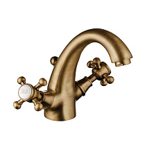 Смеситель Palazzani Adams Color 52310650 для раковины бронза Смеситель Palazzani Adams Color 52310650 для раковины бронза