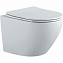 Унитаз подвесной Aquatek Европа AQ1901-MW с сидением Soft Close, белый матовый