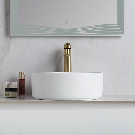 Раковина накладная BelBagno BB1342H300 39x39x13 белый