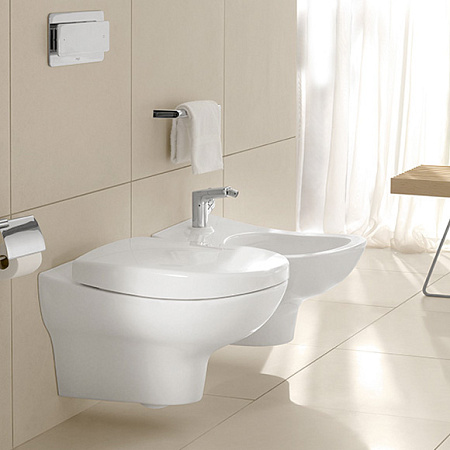 Чаша для унитаза подвесного Villeroy & Boch My Nature 561010R1 белый альпин CeramicPlus