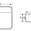 Раковина накладная BelBagno BB1321 40x50.5x14 белый - фото 3