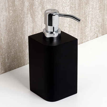Дозатор для жидкого мыла WasserKRAFT Elba К-2799 хром/черный