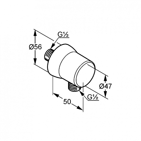 Шланговое подключение Kludi Sirena 6306143-00 белый