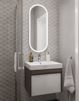 Мебель для ванной Kerama Marazzi Modula MO.60.1+1\AR 60 1 ящик, арабика/белый глянцевый