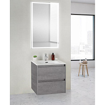 Мебель для ванной BelBagno Kraft KRAFT 39-500/390-2C-SO-CG 50 Cemento Grigio Мебель для ванной BelBagno Kraft KRAFT 39-500/390-2C-SO-CG 50 Cemento Grigio